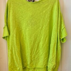 BiBi Women's Oversized Short Sleeve Sweater